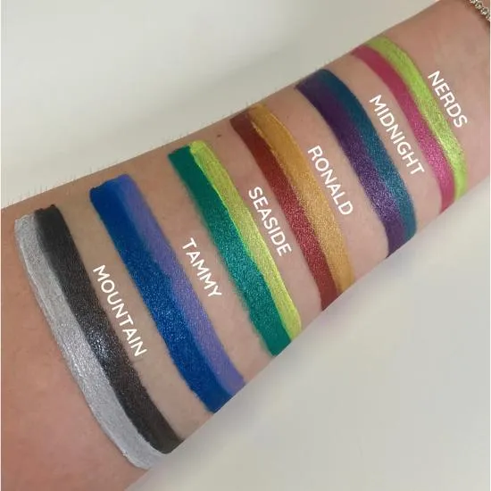 Glisten Cosmetics Ronald Shimmer Red & Yellow Split Liner Eyeliner Small - 3g