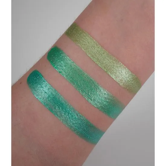 Glisten Cosmetics Peridot Green Metallic Split Liner Eyeliner Small - 3g