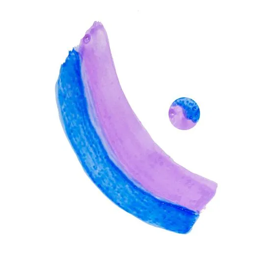 Glisten Cosmetics Galaxy UV Blue & Purple Split Liner Eyeliner Small - 3g