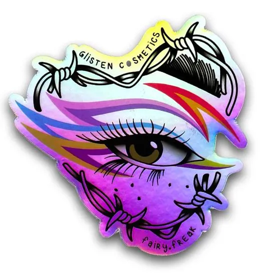 Glisten Cosmetics Fairy Freak Sticker Bundle Holographic