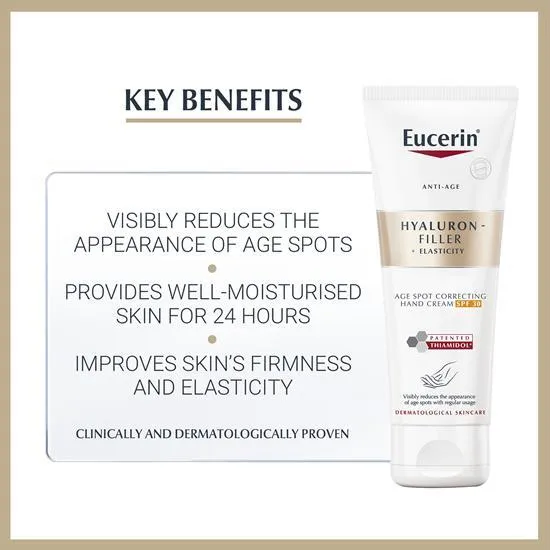 Eucerin Hyaluron-Filler + Elasticity Age Spot Correcting Hand Cream SPF 30 75ml