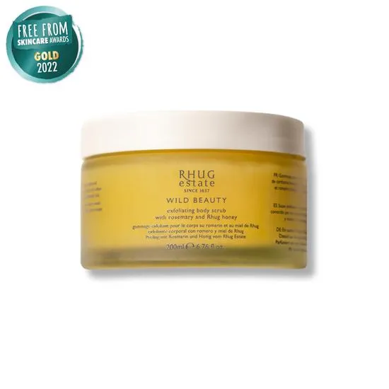 Rhug Wild Beauty Exfoliating Body Scrub Rosemary & Rhug Honey