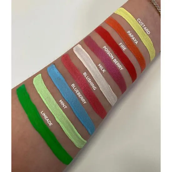 Glisten Cosmetics Blushing Metallic Red Pink Wet Liner Eyeliner Small - 3g