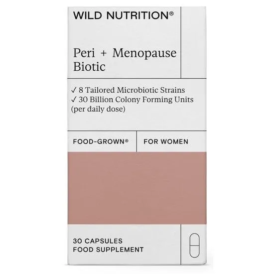 Wild Nutrition Peri + Menopause Biotic Capsules 30 Capsules