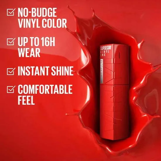 Maybelline SuperStay Vinyl Ink Liquid Lipstick Capricious