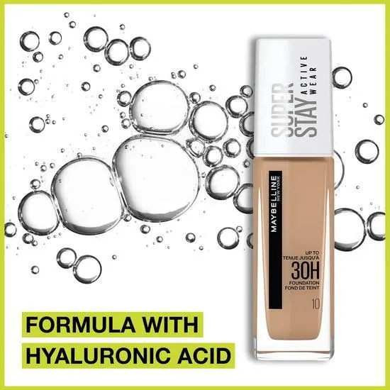 Maybelline Superstay Active Wear Full Coverage 30 Hour Long-Lasting Liquid Foundation 05 Light Beige