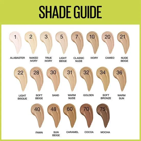 Maybelline Superstay Active Wear Full Coverage 30 Hour Long-Lasting Liquid Foundation 05 Light Beige