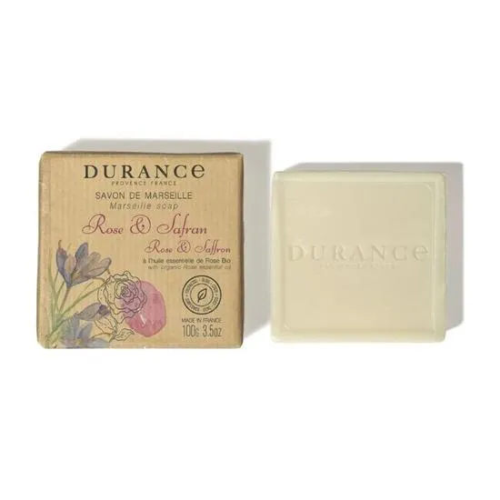 Durance Rose & Saffron Marseille Soap 100g