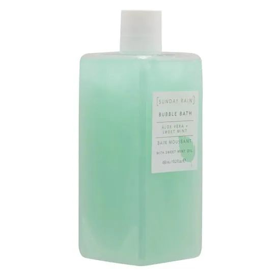 Sunday Rain Aloe Vera & Mint Bubble Bath 450ml