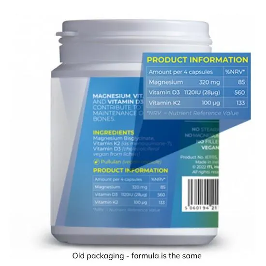 Mag365 PrizMAG Plus Magnesium With Vitamin D3 & K2 Capsules 90 Capsules