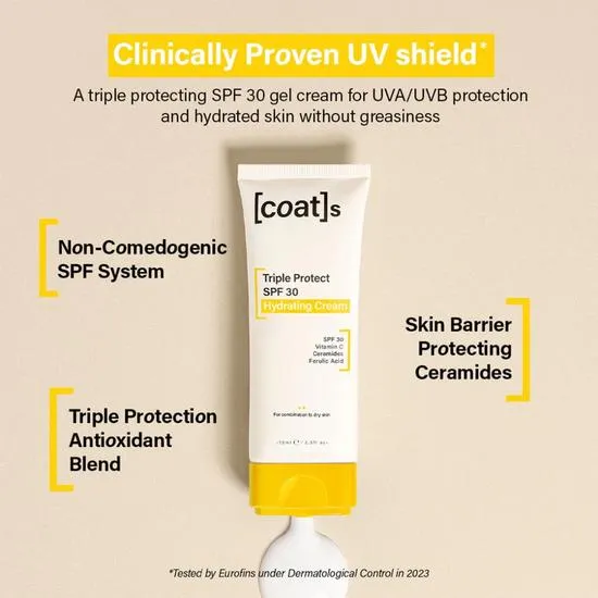 Coats Skin Triple Protect SPF 30 Hydrating Cream 30ml