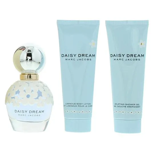 Marc Jacobs Daisy Dream Eau De Toilette Spray Gift Set 50ml Eau De Toilette + 50ml Body Lotion + 75ml Shower Gel