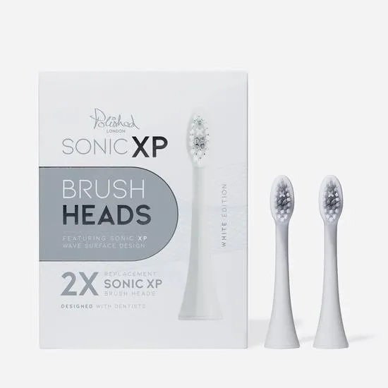 Polished London Sonic XP Replacement Toothbrush Heads Black