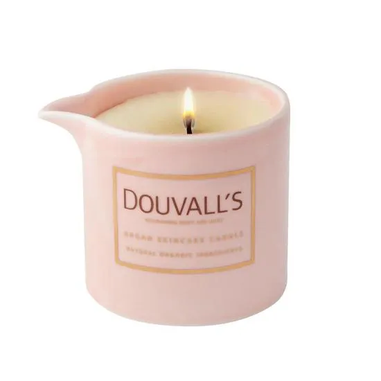 Douvall's Organic Argan Skin Care Candle Orange & Frankincense 180g