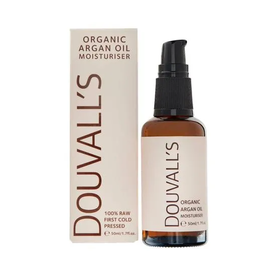 Douvall's Organic 1st Cold Pressed Argan Oil Moisturiser Pump