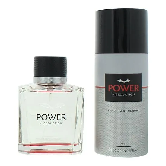 Antonio Banderas Power Of Seduction Eau De Toilette + Deodorant Gift Set 100ml