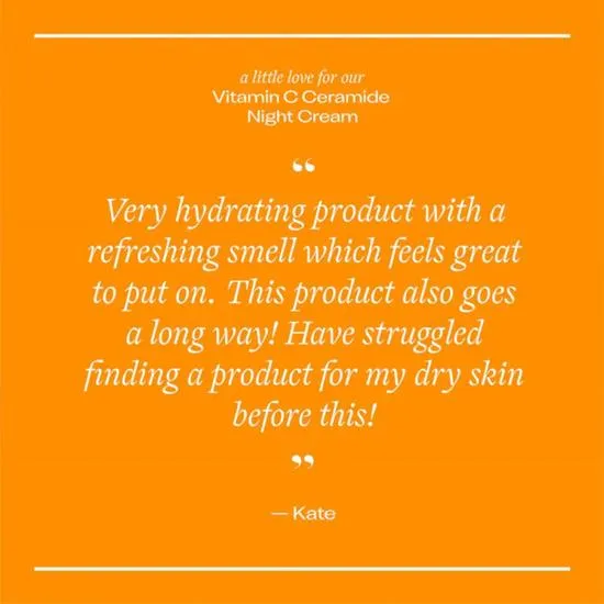 Trilogy Vitamin C Ceramide Night Cream 60ml