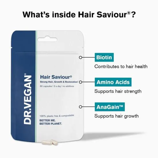 Dr Vegan Hair Saviour Capsules 60 Capsules