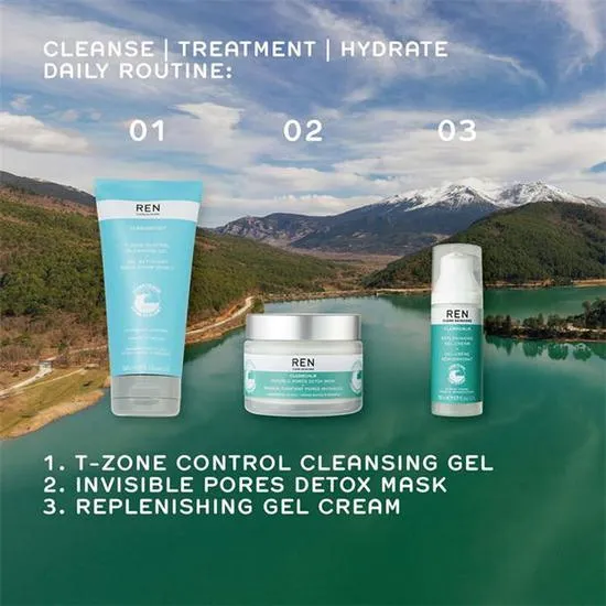 REN ClearCalm Invisible Pores Detox Mask 50ml
