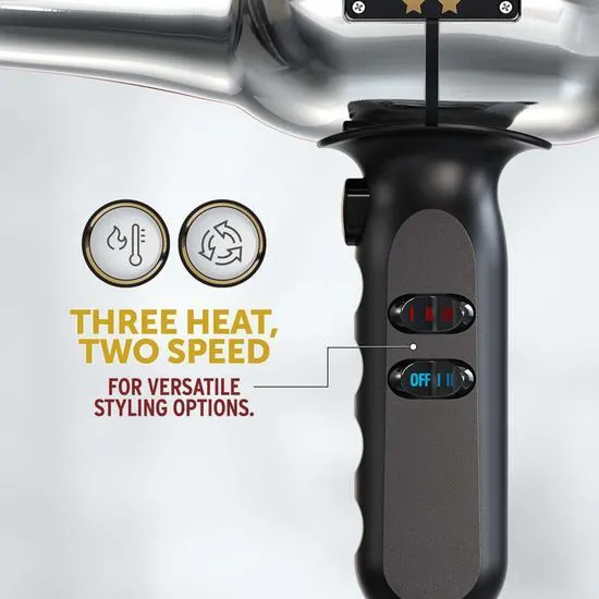 Wahl 5 Star Barbers Hair Dryer Chrome Finish