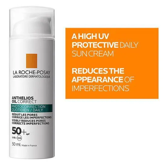 La Roche-Posay Anthelios Oil Correct Sun Cream SPF 50 50ml
