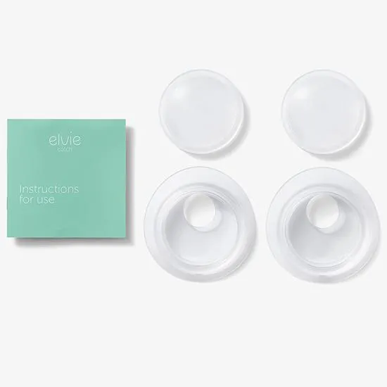Elvie Catch Breast Milk Catcher Pair of silicone milk collection cups