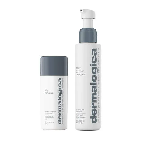 Dermalogica The Glowing Skin Set Daily Glycolic Cleanser (150ml) + Daily Microfoliant (40g)