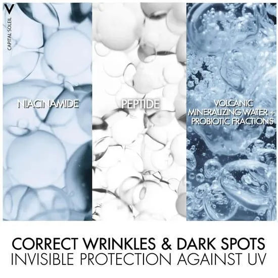 Vichy Capital Soleil Uv Age Daily SPF 50+ Invisible Sun Cream With Niacinamide 40ml