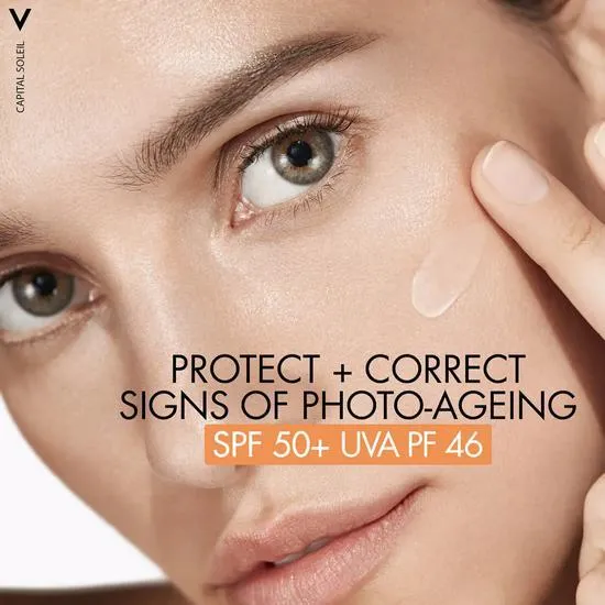 Vichy Capital Soleil Uv Age Daily SPF 50+ Invisible Sun Cream With Niacinamide 40ml