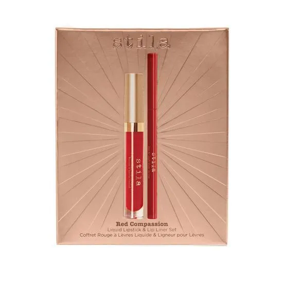 Stila Red Compassion Liquid Lipstick & Lip Liner Gift Set Stila Stay All Day Liquid Lipstick + Lip Liner