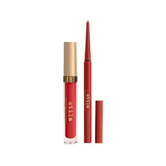 Stila Red Compassion Liquid Lipstick & Lip Liner Gift Set Stila Stay All Day Liquid Lipstick + Lip Liner