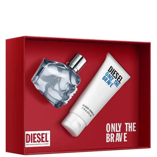 Diesel Only The Brave Gift Set Eau De Toilette (50ml) + Shower Gel (75ml)