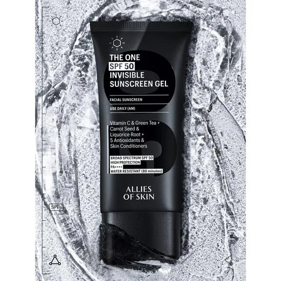 Allies of Skin THE ONE SPF 50 Invisible Sunscreen Gel 50ml