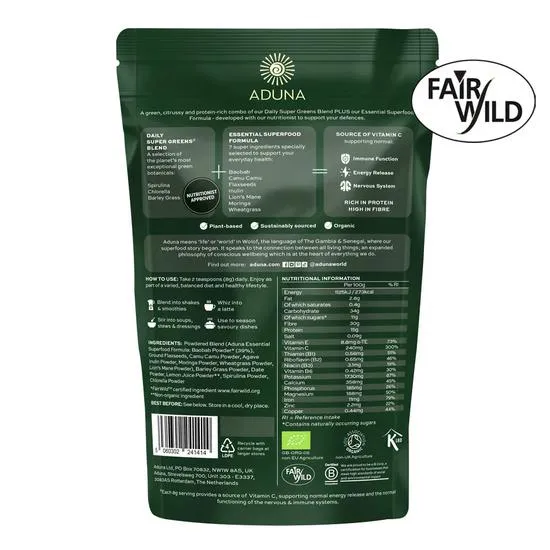 Aduna Super Greens Advanced Superfood Blend 250g