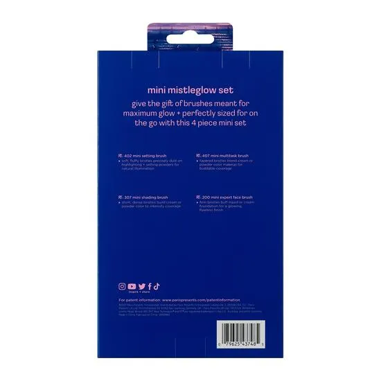 Real Techniques Mini Mistleglow Brush Set