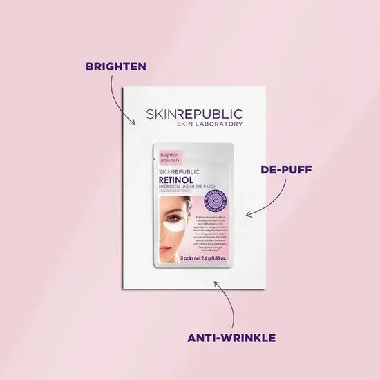 Skin Republic Retinol Hydrogel Eye Mask 3 Pairs