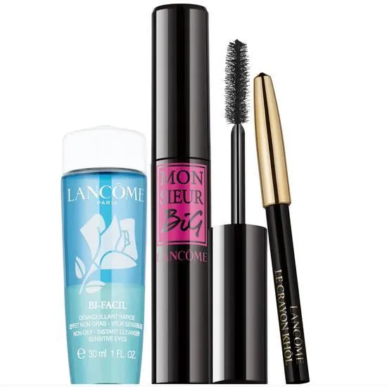 Lancôme Monsieur Big Mascara Gift Set Monsieur Big Mascara + Black Eyeliner + Eye Makeup Remover
