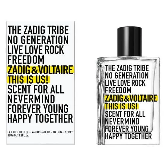 Zadig & Voltaire This Is Us Eau De Toilette 100ml