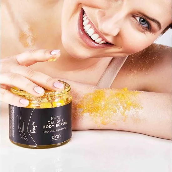 Elan Skincare Hand & Body Scrub Chocolate + Orange