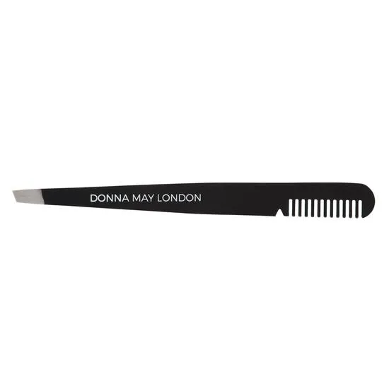 Donna May London Precision Eyebrow Tweezers With Integrated Comb