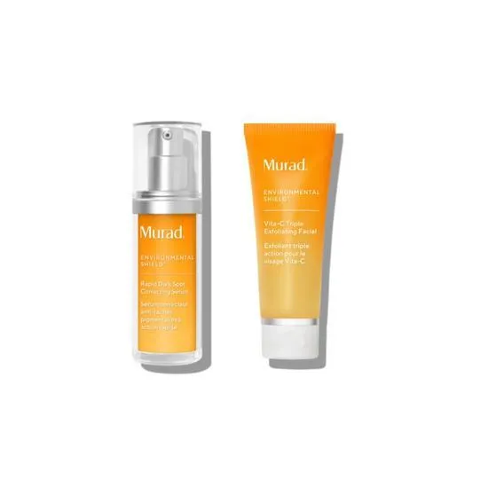 Murad The Derm Report On: Diminishing Dark Spots Dark Spot Correcting Serum + Triple Exfoliating Facial