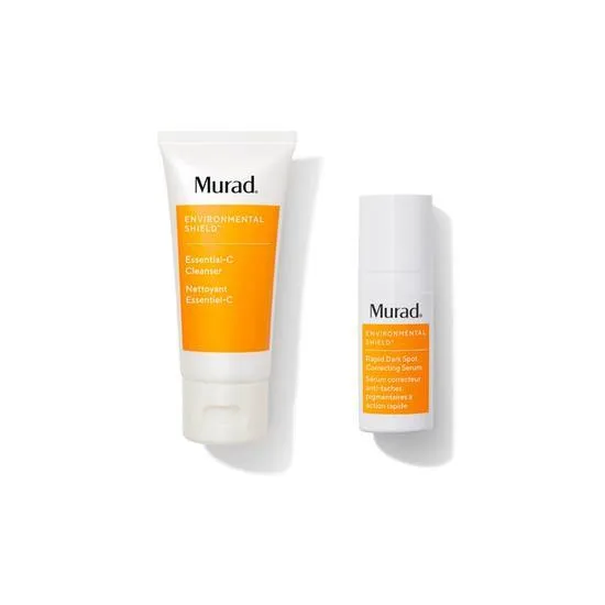 Murad The Derm Report On: Brighter, More Radiant Skin Essential C-Cleanser + Rapid Dark Spot Correcting Serum