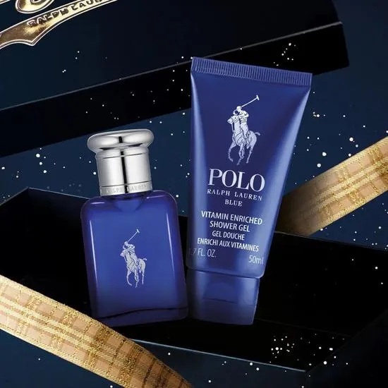 Ralph Lauren Polo Blue Eau De Toilette Gift Set 75ml