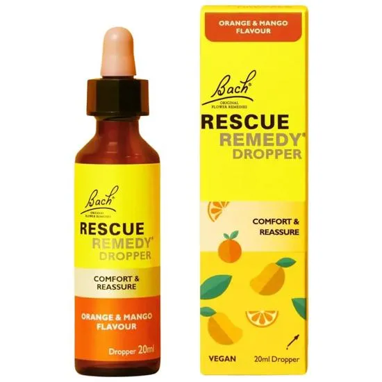 Bach Rescue Remedy Dropper Orange & Mango 20ml
