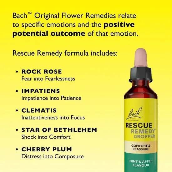 Bach Rescue Remedy Dropper Mint & Apple 20ml