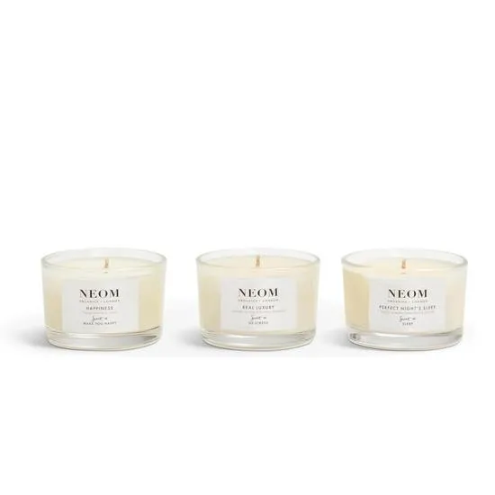 Neom Organics Wellbeing Candle Trio