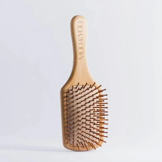 Moo & Yoo Bamboo Paddle Brush