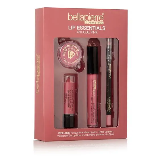 Bellápierre Cosmetics Lip Essentials Kit Antique Pink