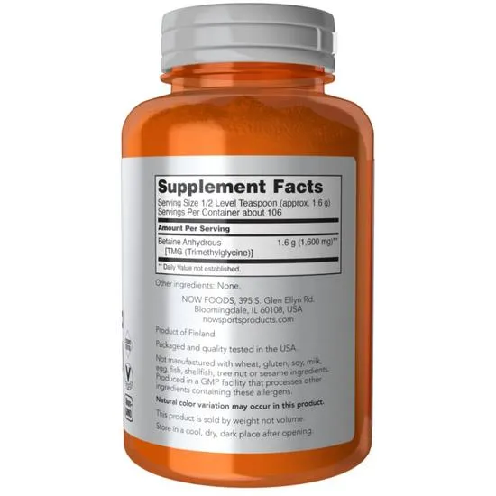 NOW Foods Betaine Powder 170g