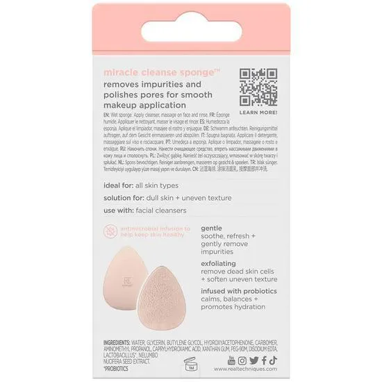 Real Techniques Sponge + Miracle Cleanse Sponge